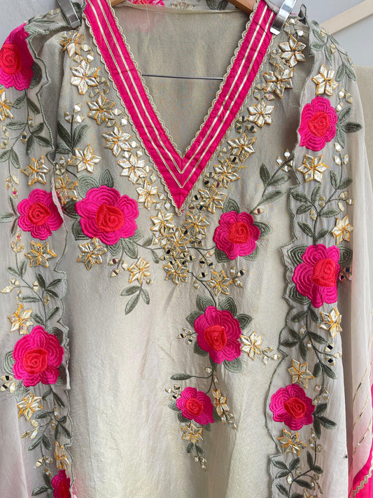 Shimmer silk unstitched ladies Rc18181