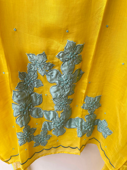 Mul chanderi unstitched ladies suit Rc18989