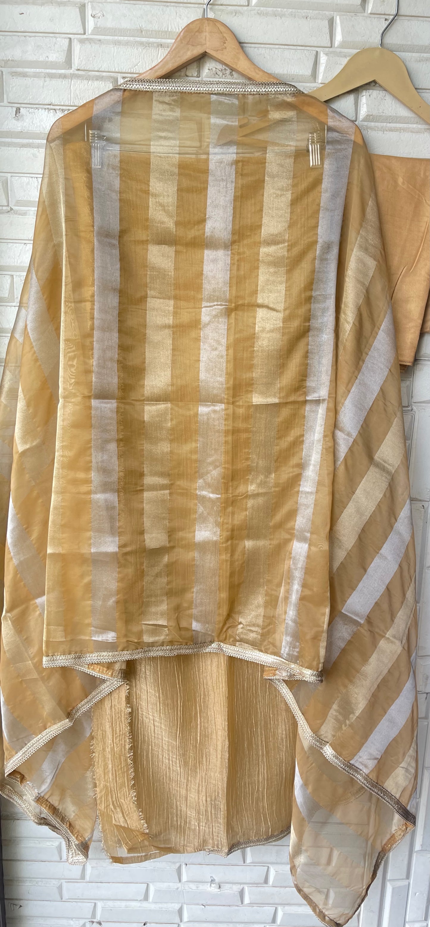 Pure crushed shimmer tissue unstitched ladies suit Rc19293 (c)