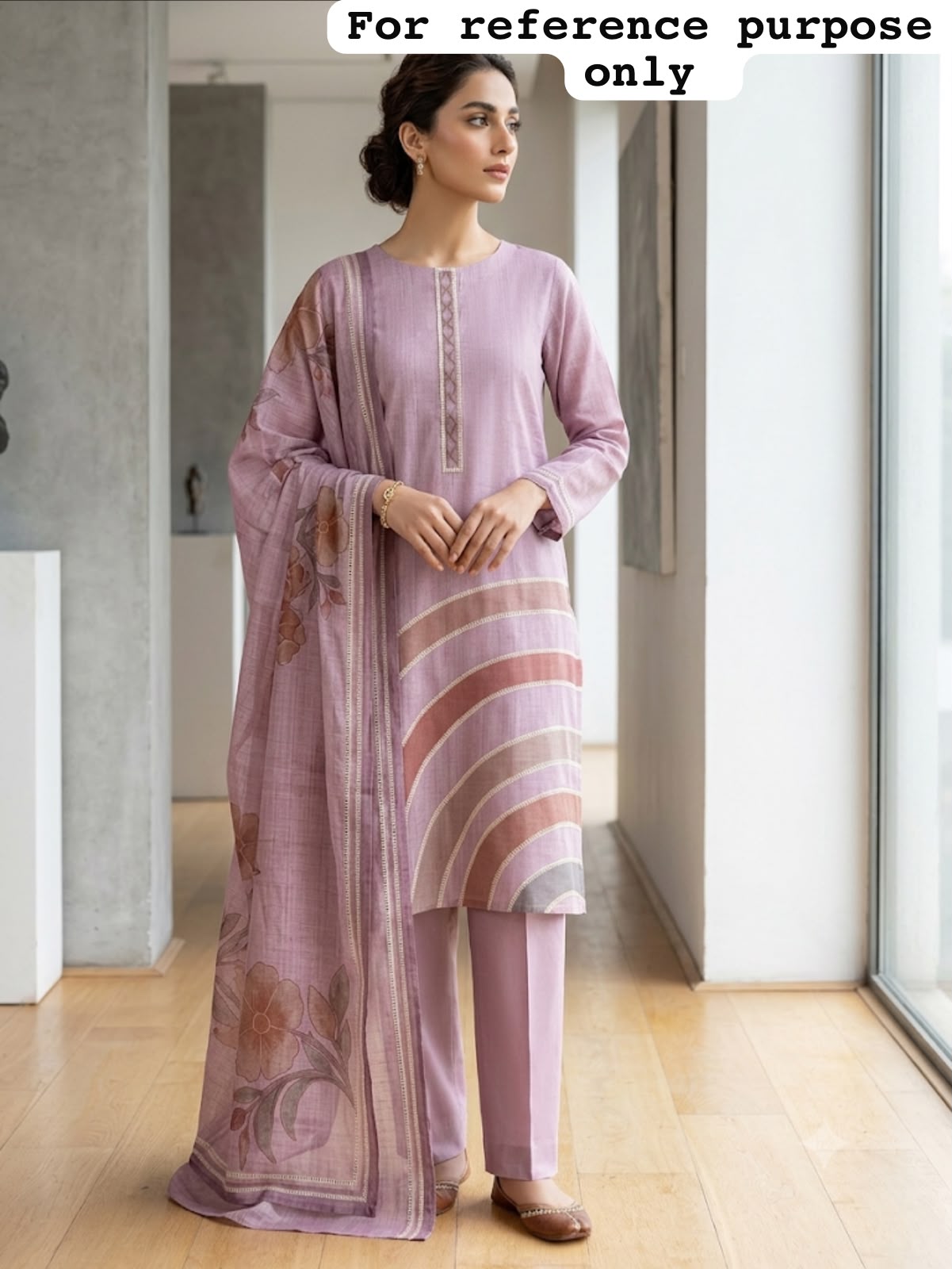 Pure self mul chanderi ladies unstitched suit Rc19135 (b)