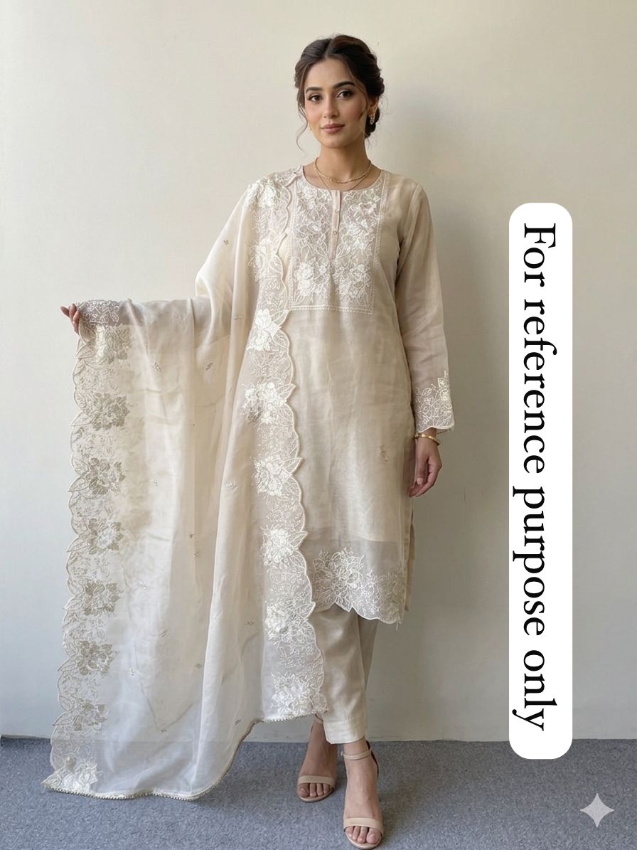 Shimmer Organza Unstitched Ladies Suit RC-18886 – view 8