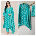 Printed Cotton Unstitched 3 Pcs Suit Set