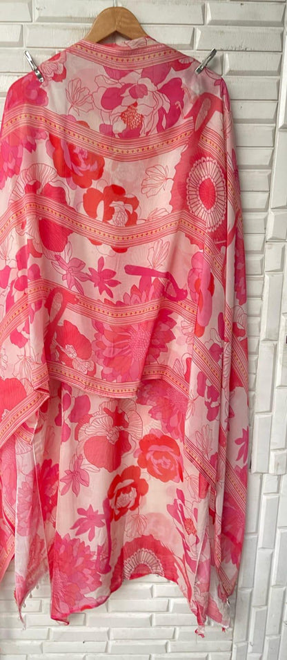 Organza unstitched ladies suit Rc16859