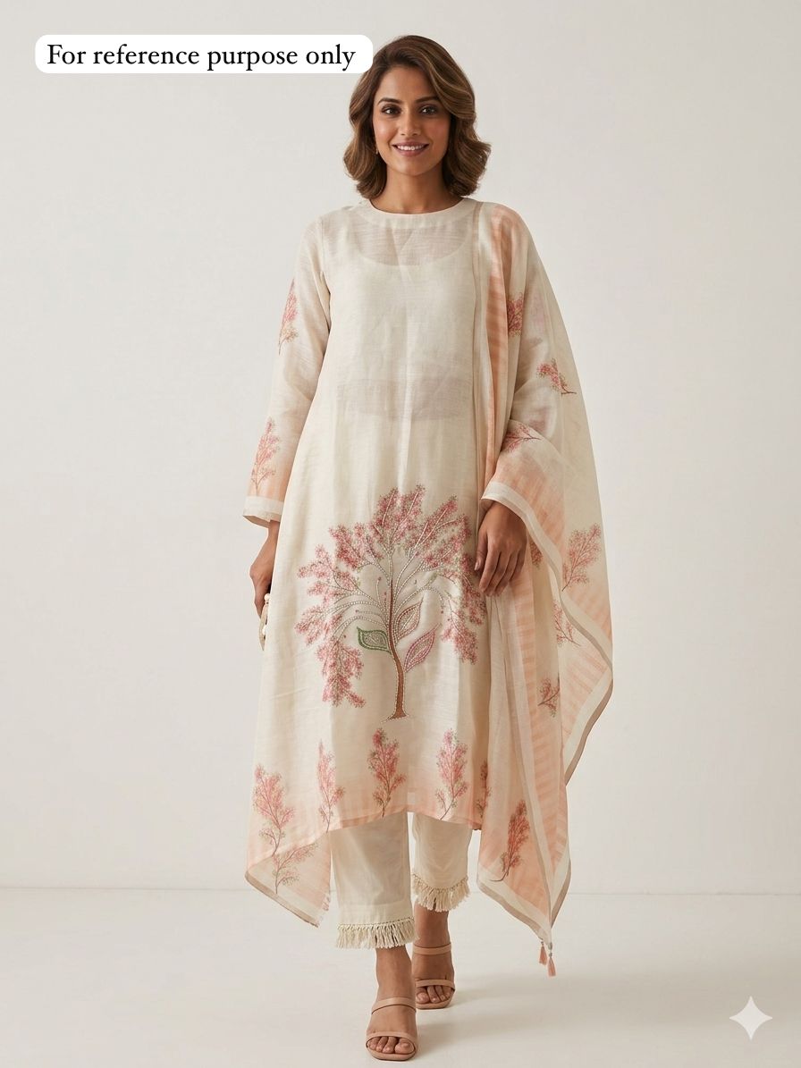 Shimmer Silk Printed Ladies Unstitched Suit RC-18744 – view 2