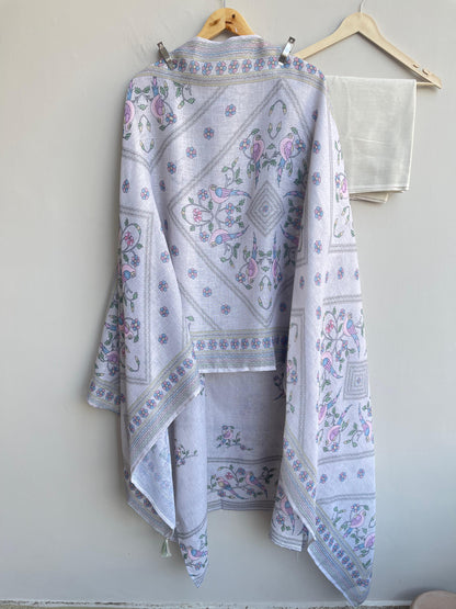Soft Jute Linen Unstitched Ladies Suit RC-18347 – view 6