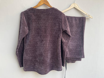 Readymade ladies winter velvet coord set Rc18839