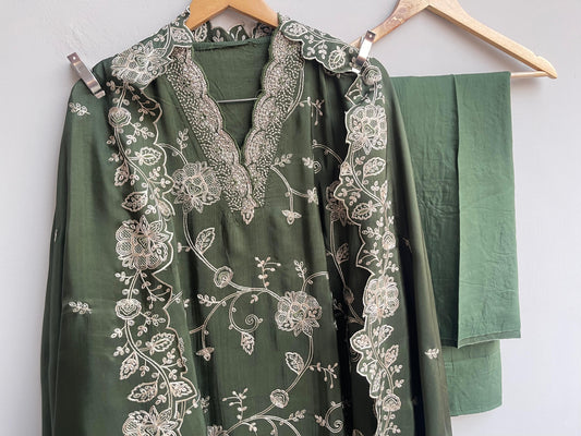 Silk unstitched ladies suit Rc17856 (a)