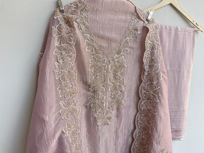 Pure crushed tissue ladies unstitched suit Rc18429 (a)