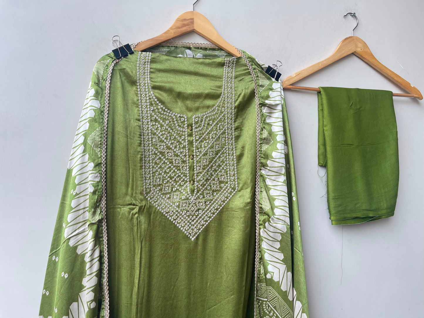 Gajji silk printed unstitched ladies suit Rc19217 (b)