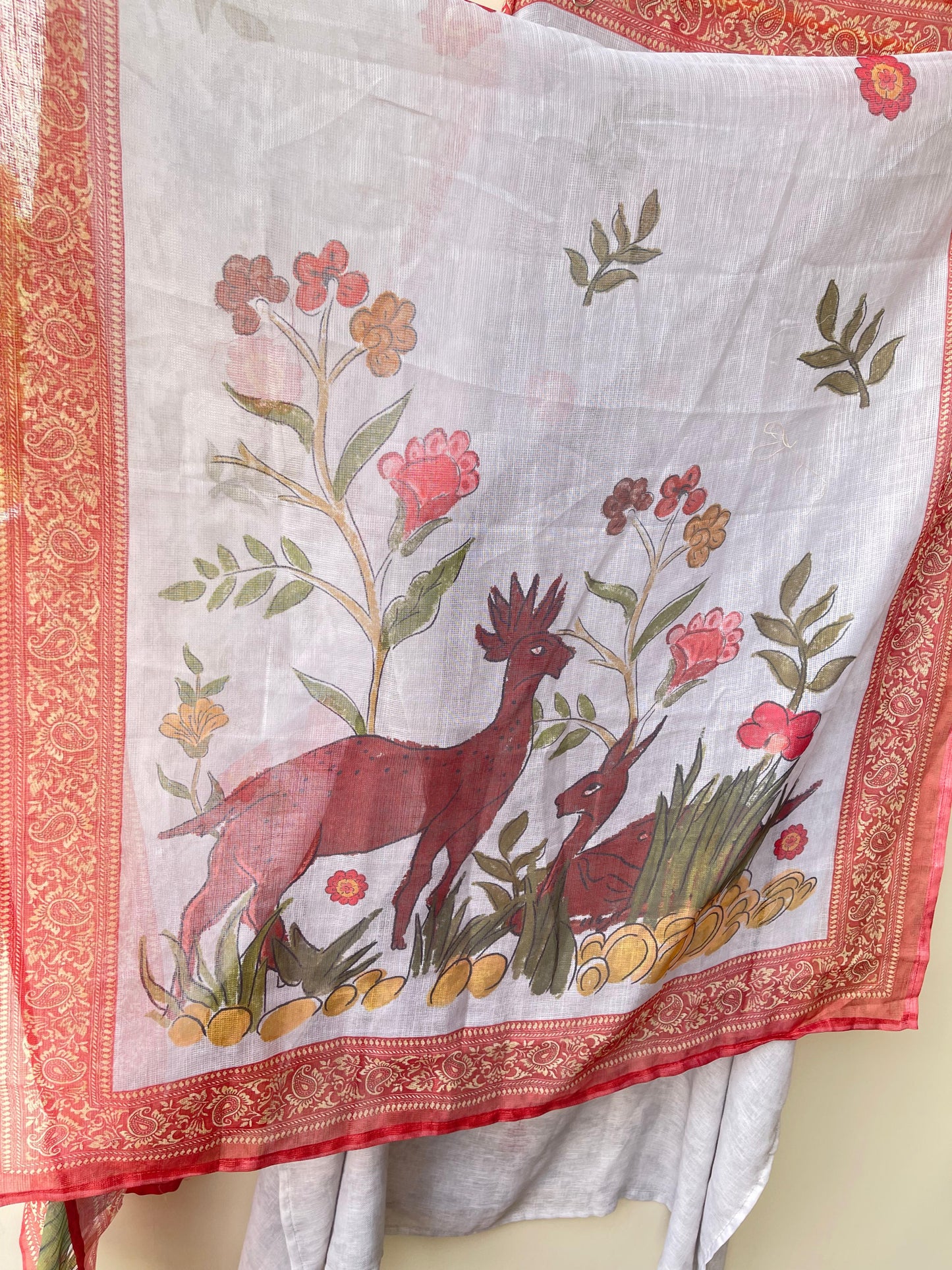 Soft Self Linen Printed Ladies Unstitched Suit RC18855 – view 8