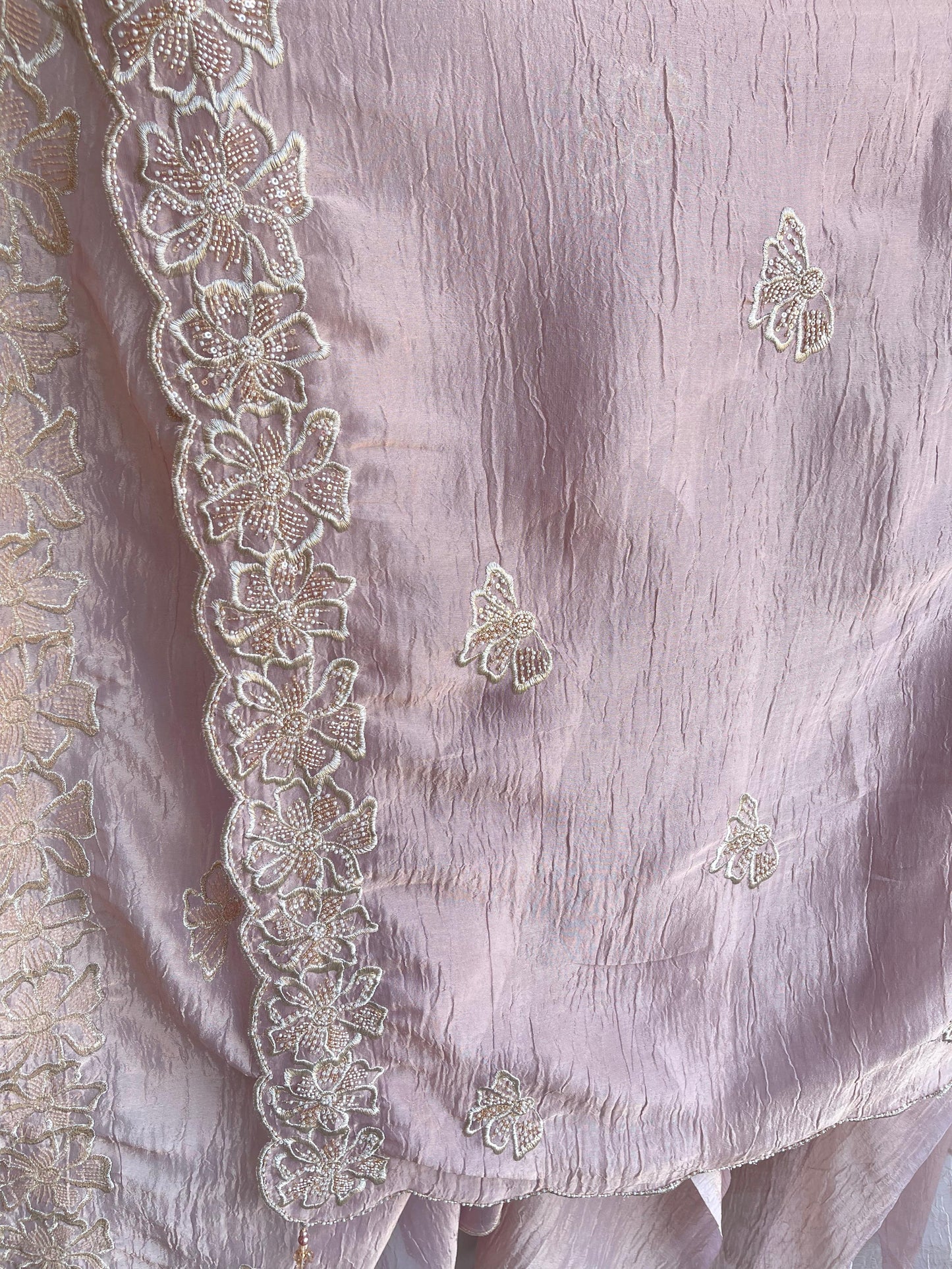 Pure crushed tissue ladies unstitched suit Rc18429 (a)