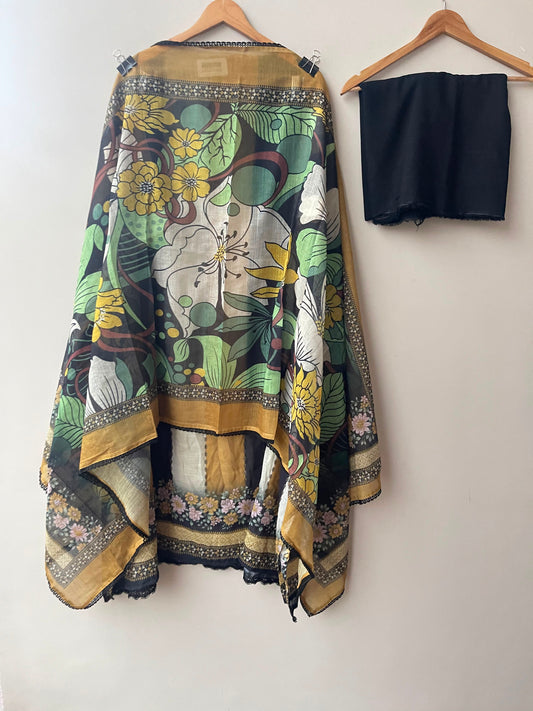 Self Linen Printed Unstitched Ladies Suit with Pearl Embroidery RC-19222(B) - Royal Chic by Priti (photo 2)