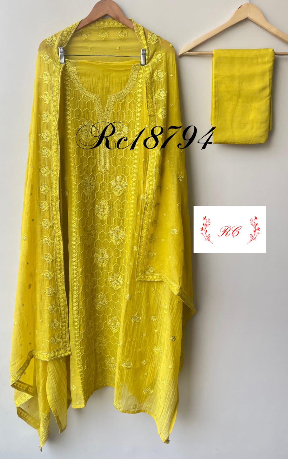 Pure Mul Chanderi Ladies Unstitched Suit RC-18794 (a) – view 9