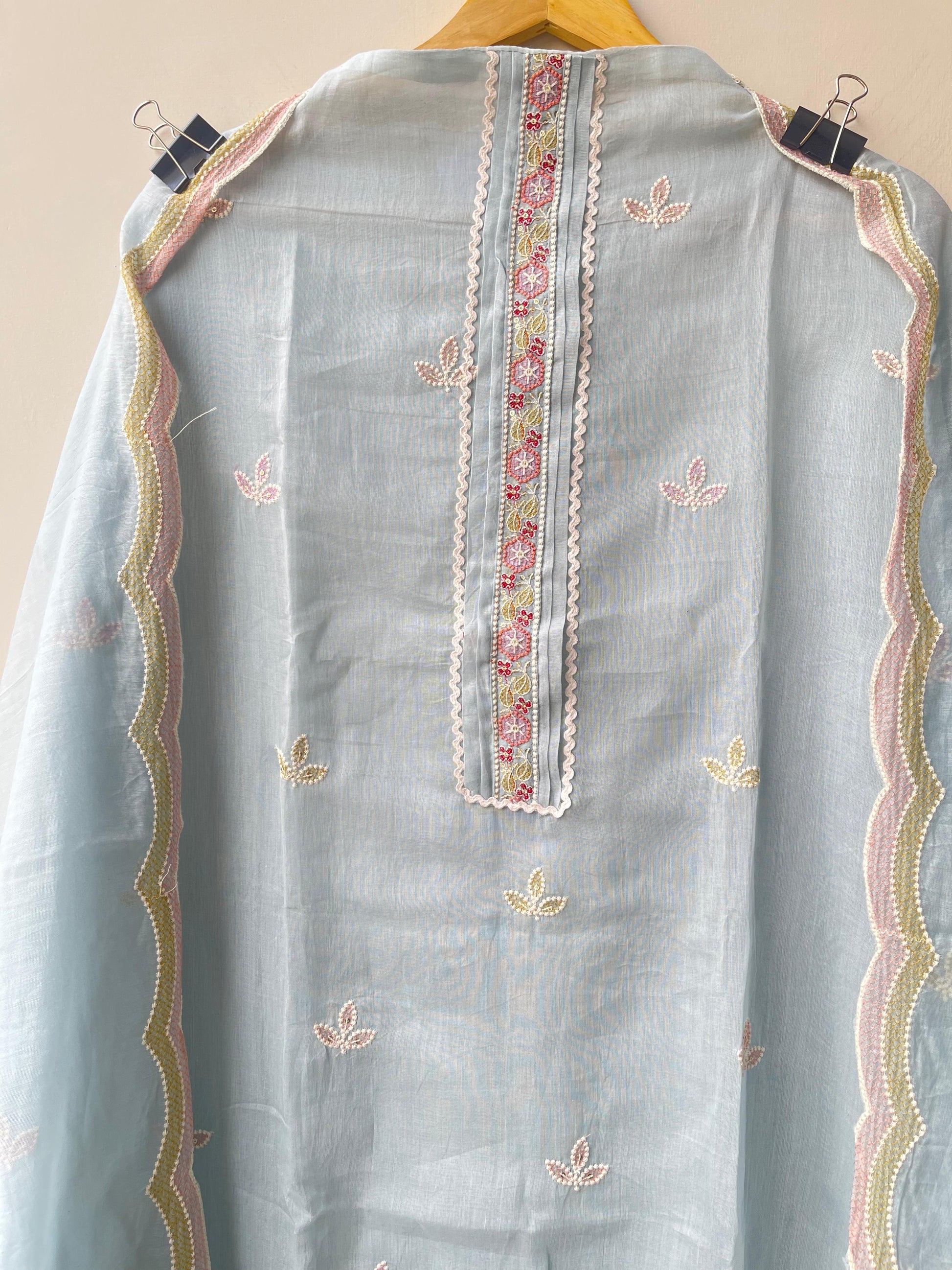 Pure Self Mul Chanderi Ladies Unstitched Suit RC-18873 – view 6