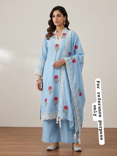 Mul chanderi unstitched ladies suit Rc19314