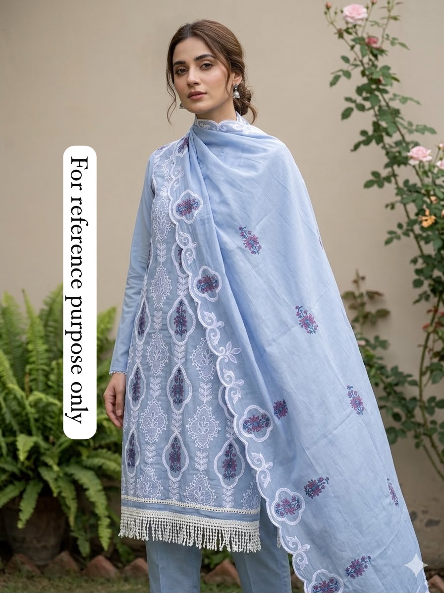 Mul chanderi printed ladies unstitched suit Rc18965