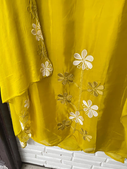 Organza silk unstitched ladies suit Rc17360 (b)