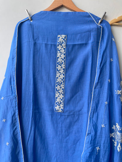 Pure mul cotton unstitched ladies suit Rc19092