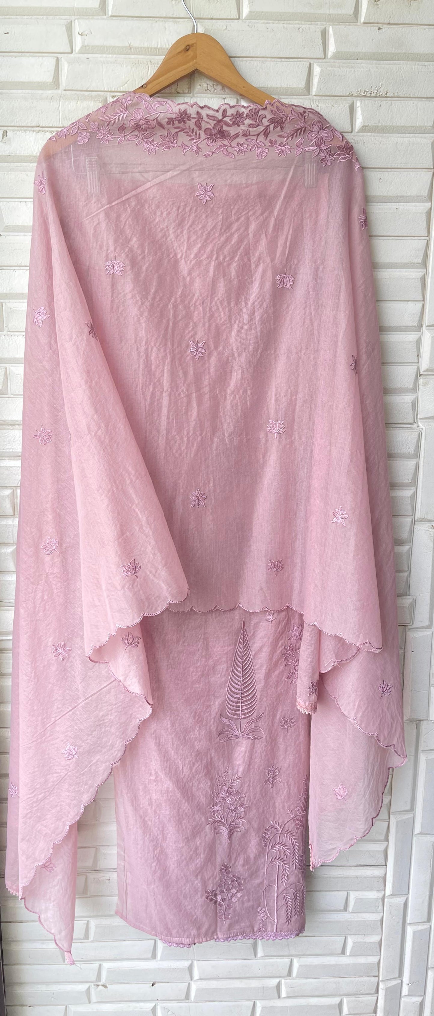 Mul chanderi unstitched ladies suit Rc17721