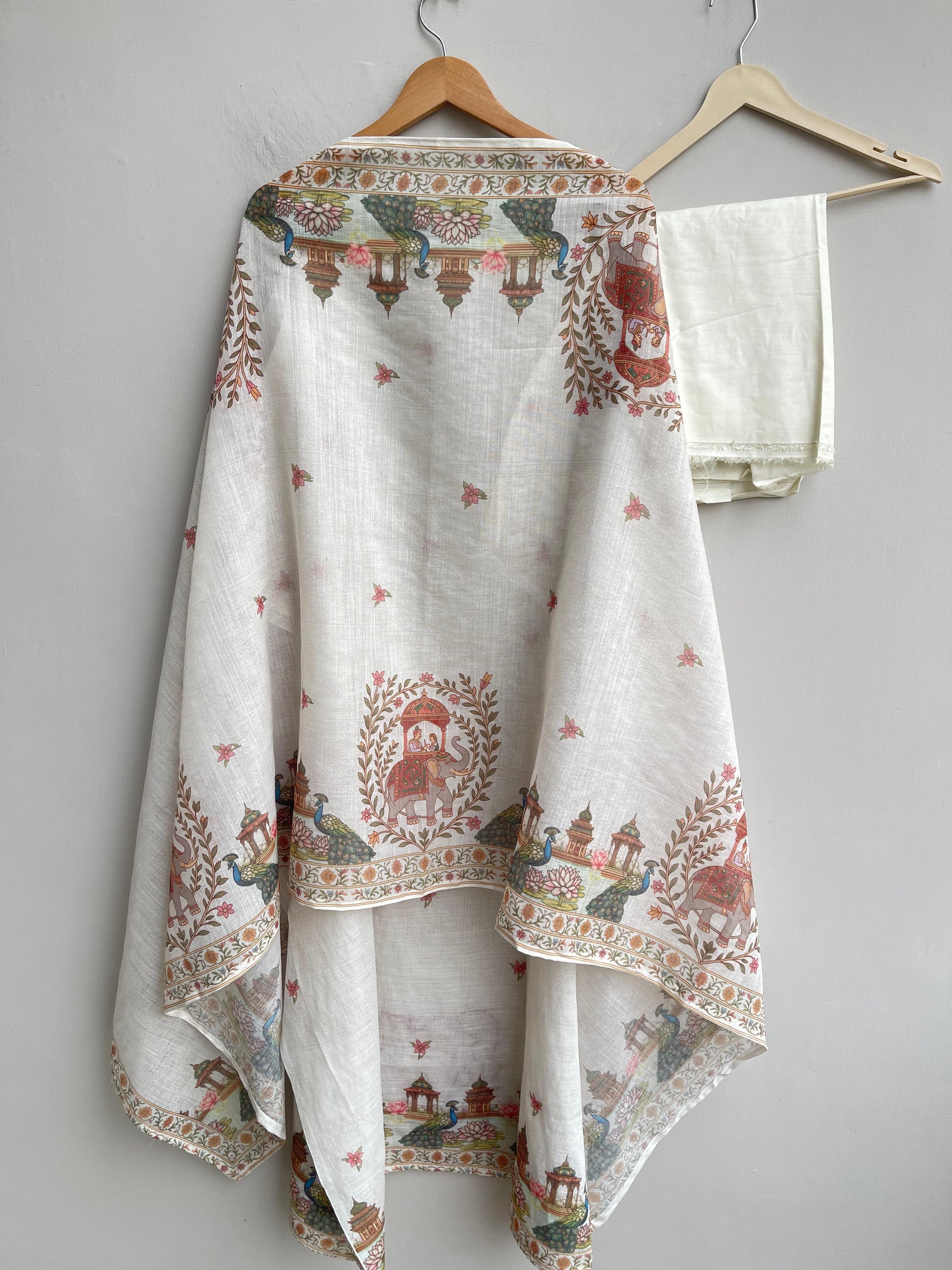 Linen Printed Unstitched Ladies Suit RC-18607 – view 8
