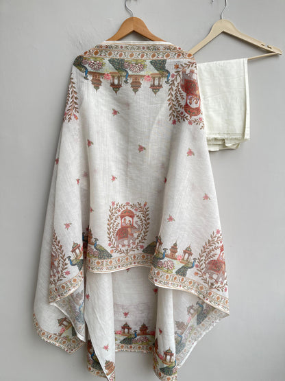 Linen Printed Unstitched Ladies Suit RC-18607 – view 8