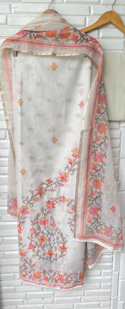 Banarasi kota doriya unstitched ladies suit Rc17441