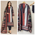 Designer Cotton Linen Printed Unstitched Suit Set