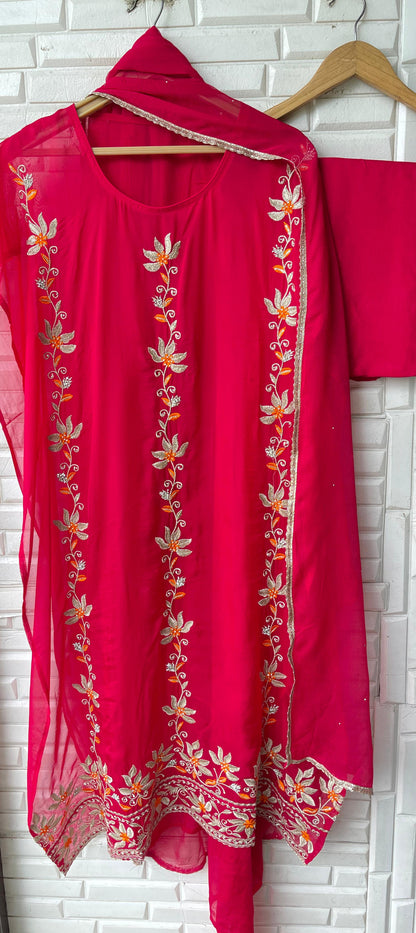 Organza semi-stitched ladies suit Rc17476 (b)