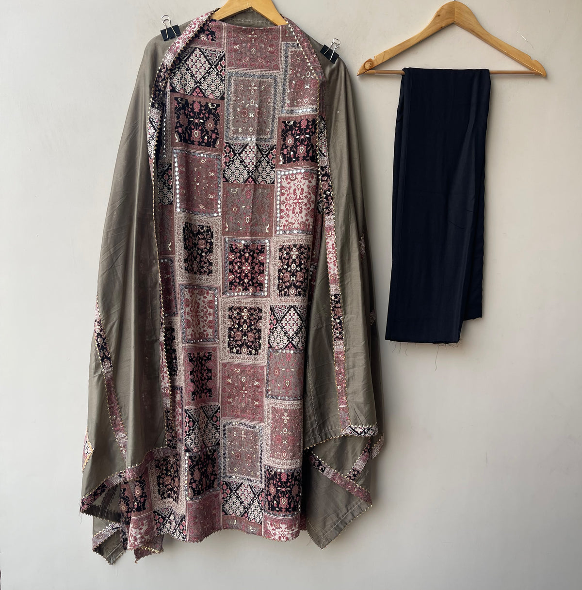 Designer Cotton Printed 3pcs Unstitched Suit Set