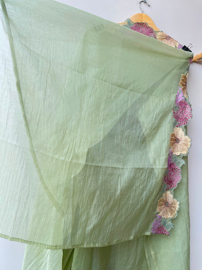 Mul chanderi unstitched ladies suit Rc18992
