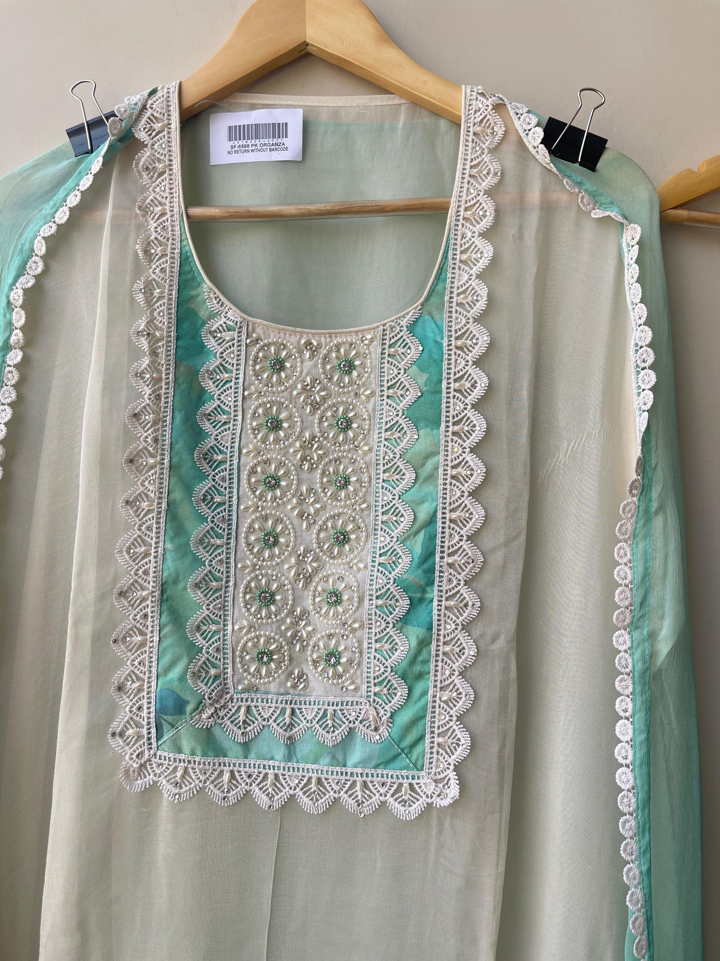 Organza unstitched ladies suit Rc18947 (a)