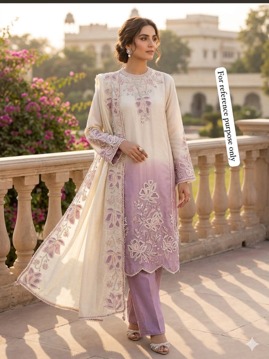 Shimmer silk shaded ladies unstitched suit Rc18991 (b)