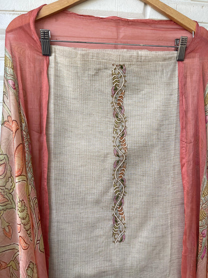 Kora cotton unstitched ladies suit Rc17417