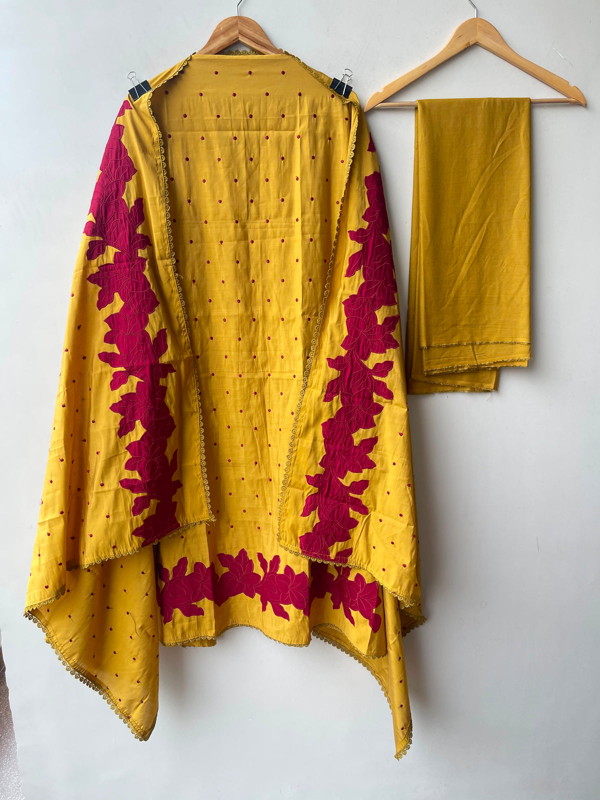 Mul Chanderi Unstitched Ladies Suit with Patchwork RC-19232 - Royal Chic by Priti (photo 9)