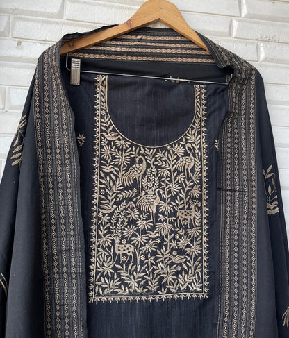 Mul chanderi unstitched ladies suit Rc18404