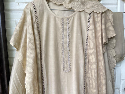 Self cotton unstitched ladies suit Rc17415 (b)