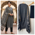 Maheshwari cotton chanderi printed unstitched ladies suit Rc19284 (c)