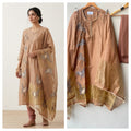 Banarasi shimmer mul chanderi unstitched ladies suit Rc19263 (a)