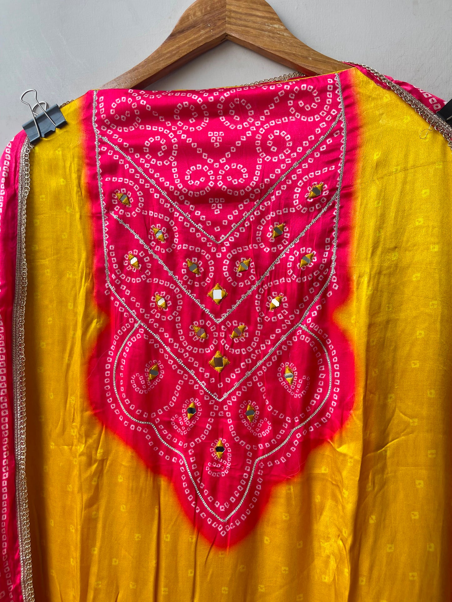 Gajji silk printed unstitched ladies suit Rc19236 (a)