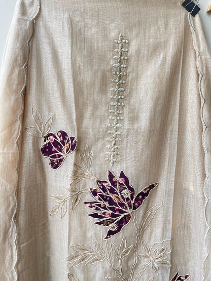 Mul chanderi unstitched ladies suit Rc18924 (a)