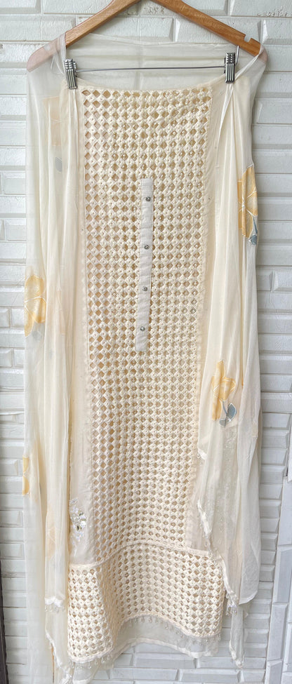 Organza unstitched ladies suit Rc17437 (a)