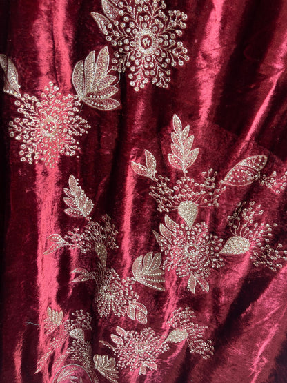 Micra velvet unstitched ladies suit Rc18888 (b)