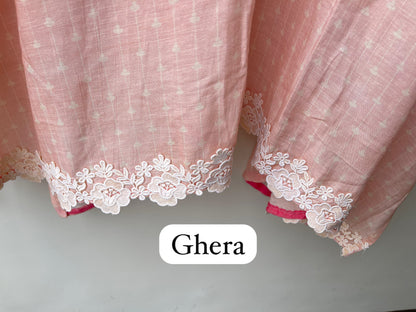 Self linen printed unstitched ladies suit Rc18999