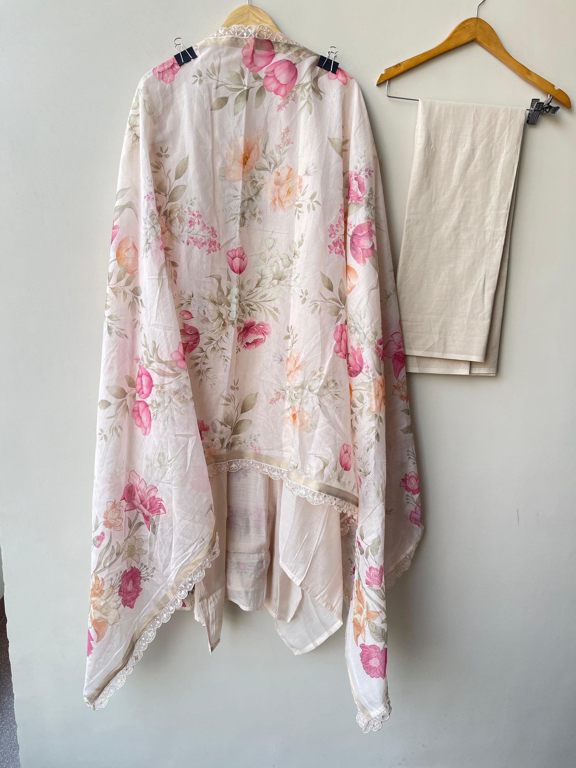 Mul Chanderi Unstitched Ladies Suit RC18853 – view 3