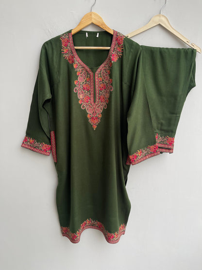 Kashmiri pheron readymade ladies coord set Rc18271 (b)