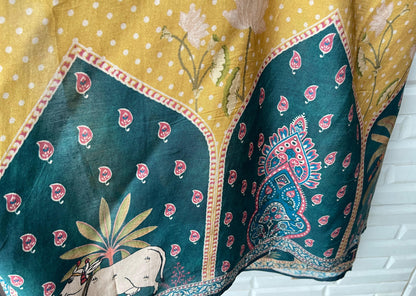 Muslin unstitched ladies suit Rc17551