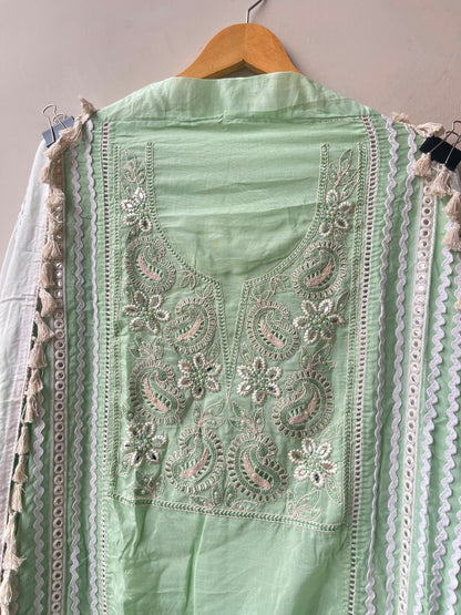 Mul chanderi unstitched ladies suit Rc19130 (a)