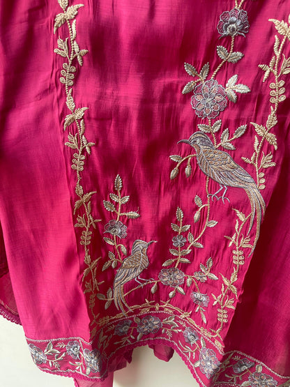 Mul Chanderi Unstitched Ladies Suit - RC18874 – view 9