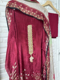 Muslin Crepe Unstitched Ladies Suit RC-17627