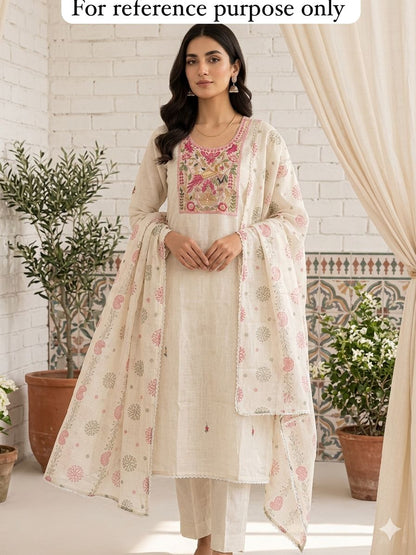 Soft Kota Doriya Unstitched Ladies Suit RC-18896(A)